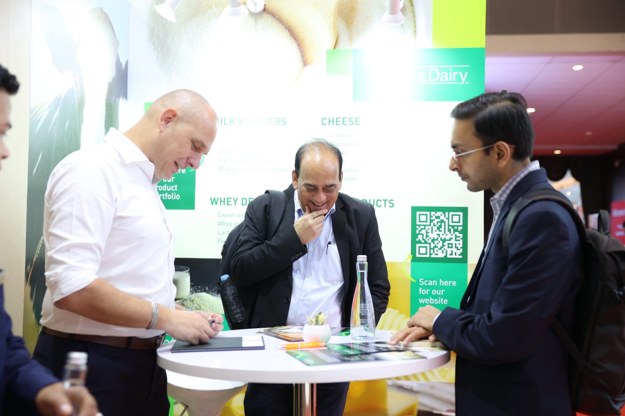 Speaker on stage during seminar at Fi Asia Indonesia